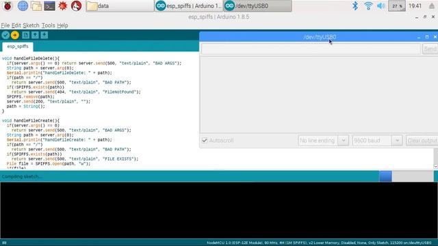 ESP8266 Webserver with spiffs data files смотреть онлайн