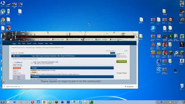 Туториал-Как установить Forge на minecraft 1.6.4?