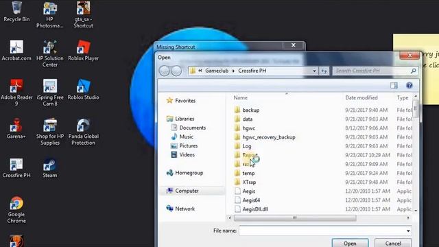 how to fix cfph problem missing shortcut смотреть онлайн