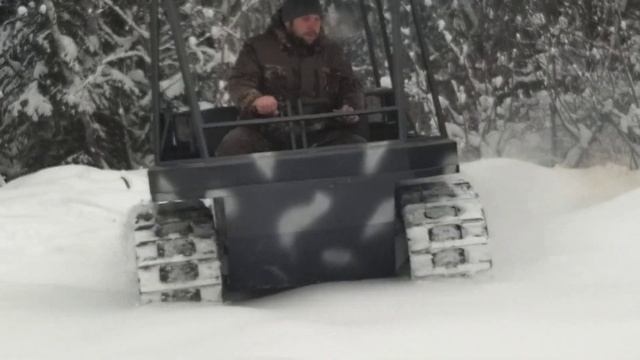 Вездеход Добрыня Транспортер по свежему снегу)❄️ смотреть онлайн