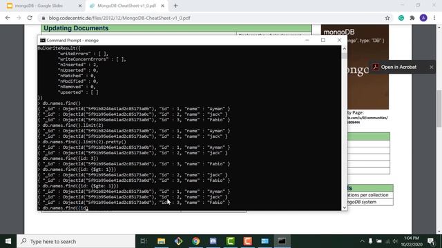 MongoDB Practical Demonstration (Command Line and MongoDB Compass) смотреть онлайн