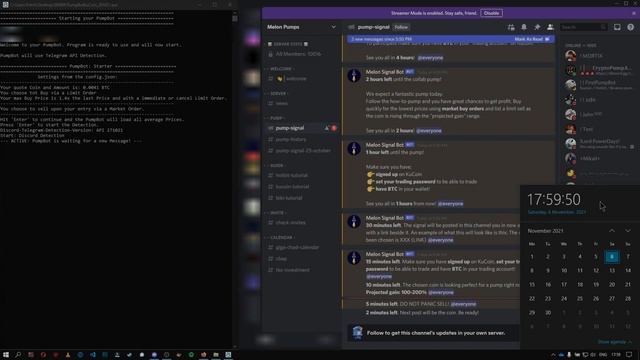 PumpBot - Crypto Bot with PrePump Protection and Coin Detection for Discord for KuCoin, ... смотреть онлайн