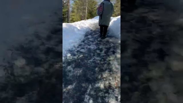 Поездка в Рускеалу часть 2 катание на тросе и заход в подземную Рускеалу! смотреть онлайн