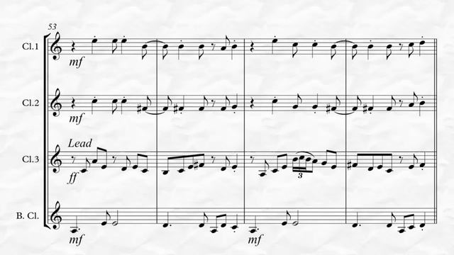 This Masquerade (for Clarinet Quartet) смотреть онлайн
