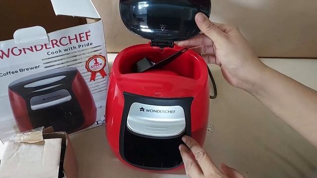 Wonderchef Coffee Maker - 1 Cup Coffee Brewer Unboxing смотреть онлайн