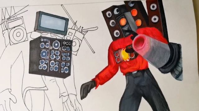 [Drawing] Battle of Titan TV Man Vs Titan Speaker Man Skibidi смотреть онлайн