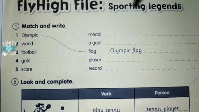Fly High 4 FlyHigh File: Sporting Legends Pp. 86-87 ✅ Activity Book✔Відеоурок