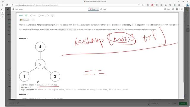 LeetCode 1791 | Find Center of Star Graph | HashMap | Logic | Java смотреть онлайн