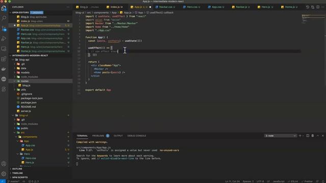 Intermediate Modern React Part 9 - Axios and the useEffect Hooks смотреть онлайн