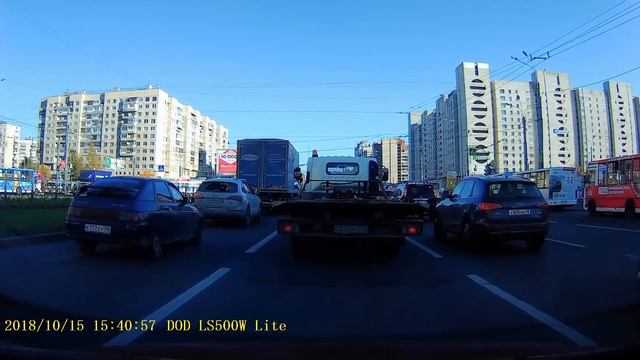 DOD LS500W Lite - 1920x1080, солнце/тень, передняя камера смотреть онлайн