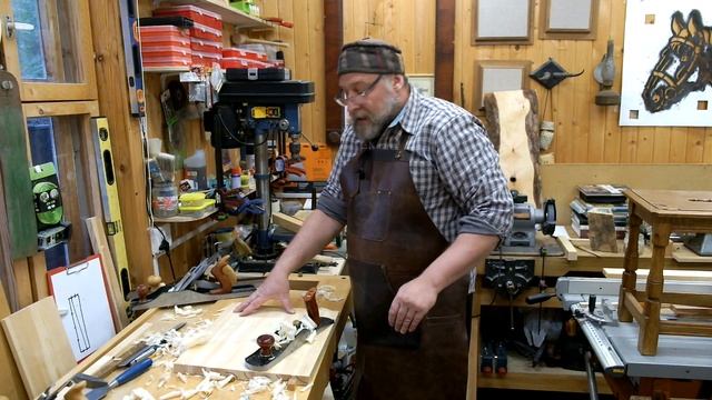 Острожка щита часть 3. Заключительная часть серии про изготовление клеёных щитов из массива дерева. смотреть онлайн