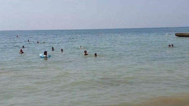 ДИВНОМОРСКОЕ...ПЛЯЖ ГОЛУБАЯ ДАЛЬ... КАФЕ КУРЕНЕК... АВГУСТ 2019...