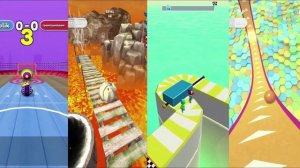 Going Balls vs Rollance vs Fun Race 3D vs Action Balls - All level gameplay Android, IOS