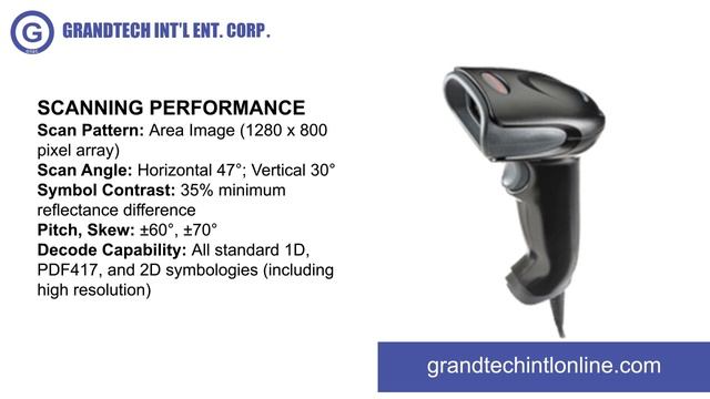 Honeywell HH660 Handheld Barcode Scanner смотреть онлайн