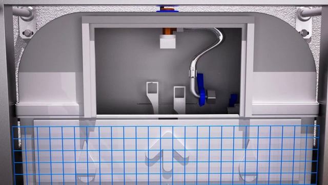 Creavit GR5003 установка инсталляции для подвесного унитаза