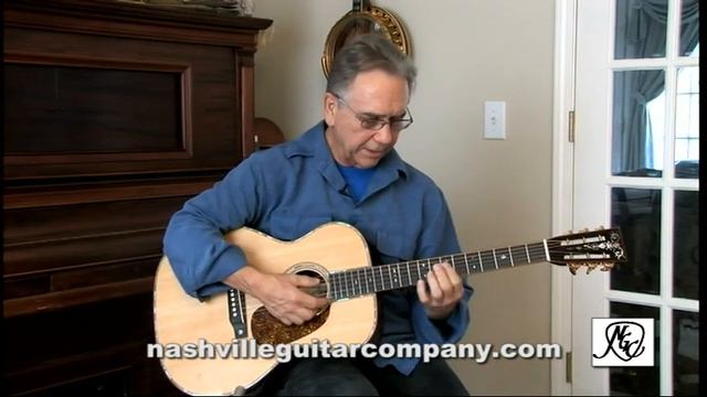 Nashville Guitar Company Custom OM-42 style guitar смотреть онлайн