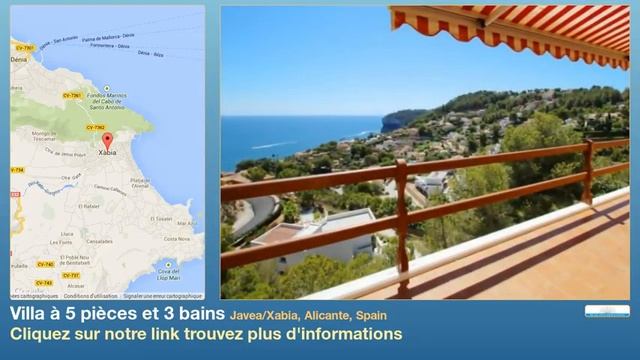 Villa à 5 pièces et 3 bains à vendre à Javea/Xabia, Alicante, Spain смотреть онлайн