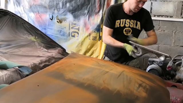 КИА ШУМА ЧАСТЬ 4 ФИНИШНАЯ ПОДГОТОВКА К ПОКРАСКЕ смотреть онлайн