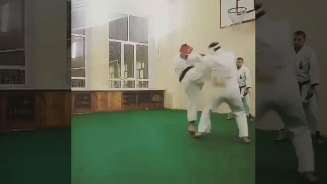 КАРАТЭ в полный контакт. Лондарев Юрий и Шуркин Тимофей. 23 января 2018 года