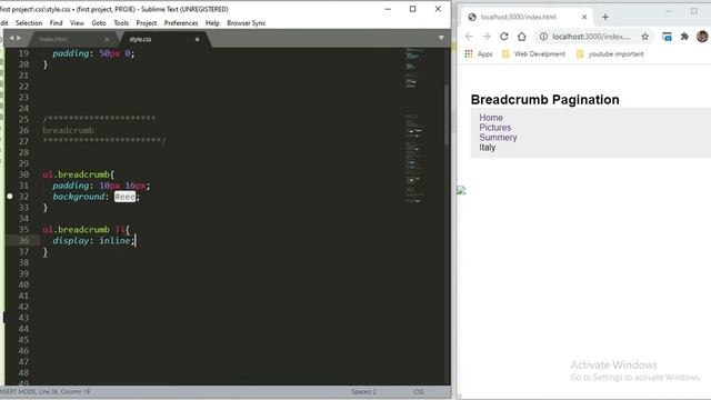 how to create breadcrumbs in html смотреть онлайн