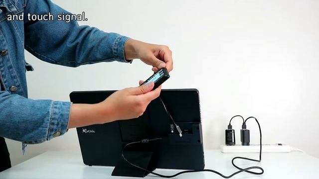 Gechic- Assemble Touch AIO with On-Lap 1503I Monitor & Compute Stick(USB-C power input) смотреть онлайн