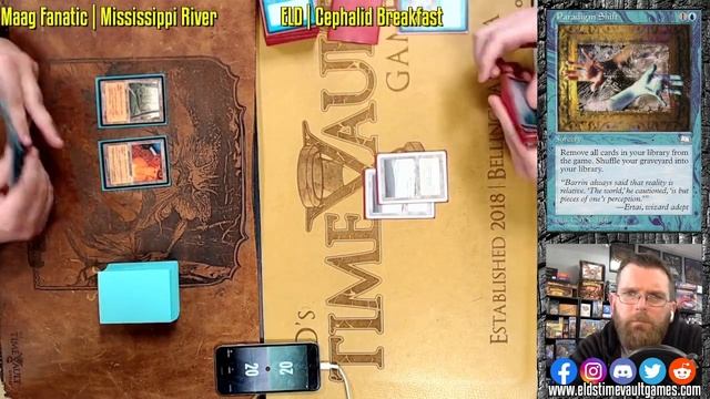 Mississippi River vs Cephalid Breakfast | Legacy Magic: The Gathering w/Commentary | Fast Effect MT смотреть онлайн