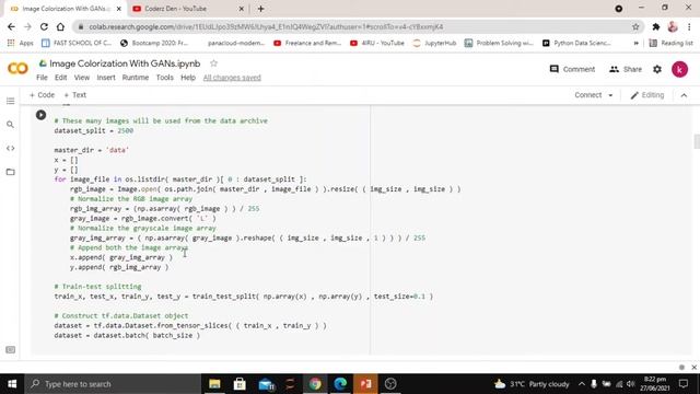 Image Colorization Using GANs | Deep Learning | TensorFlow | Python смотреть онлайн