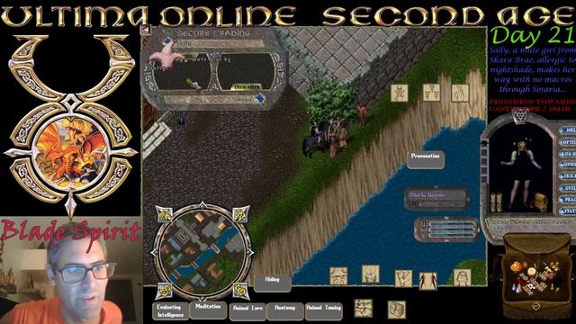 Ultima Online Second Age - Let's play, NO MACROS/HOTKEY until CASTLE (old school UO) (Day 21) смотреть онлайн