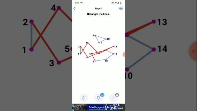 Easy game Daily challenge May 18 untangle the lines смотреть онлайн