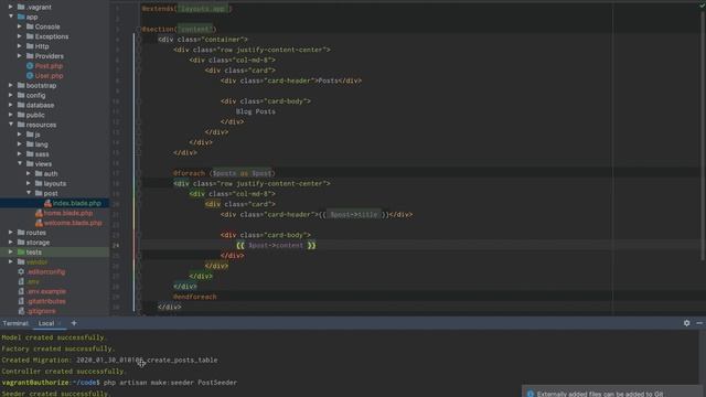 Laravel Factories & Seeders (Lesson 2 ~ Laravel 6 Auth) смотреть онлайн