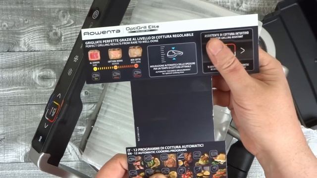 Rowenta OptiGrill Elite GR750D (Unboxing) смотреть онлайн