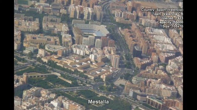 #272. Футбольный стадион Mestalla (Испания) смотреть онлайн