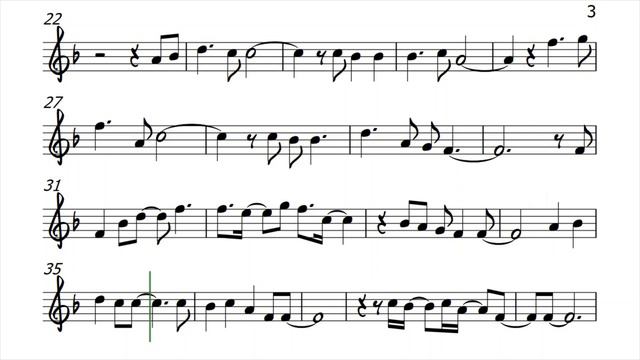 SPECIAL MEMORY Alto FLUTE Sheet Music Backing Track Play Along Partitura смотреть онлайн