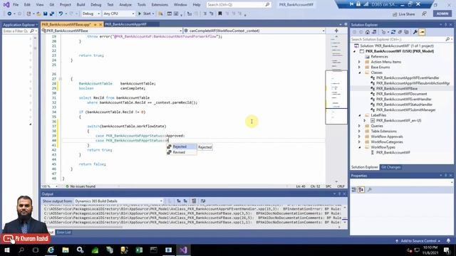 How to develop a custom workflow for Dynamics 365 Finance & Operations, an end to end procedure смотреть онлайн