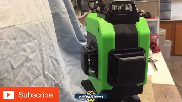 Affordable Self Leveling Laser Level 360 Degrees 16 Lines Laser Level Review Setup and Demonstratio смотреть онлайн