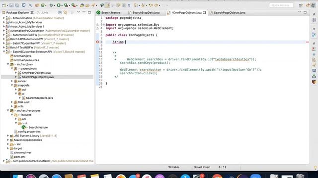 Batch 8 Selenium with Cucumber-Page Object Model Implementation-Part 2 смотреть онлайн
