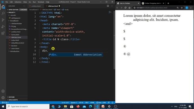 Html and CSS in Kannada | Difference between id and class | Web Design in Kannada | Html in Kannada смотреть онлайн