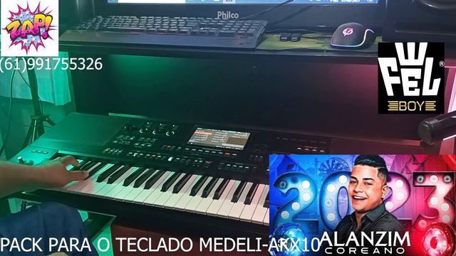 PACK PARA O TECLADO MEDELI AKX10 смотреть онлайн