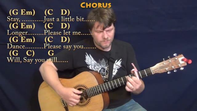 Stay (Maurice Williams) Fingerstyle Guitar Cover Lesson with Chords/Lyrics - Capo 3rd смотреть онлайн