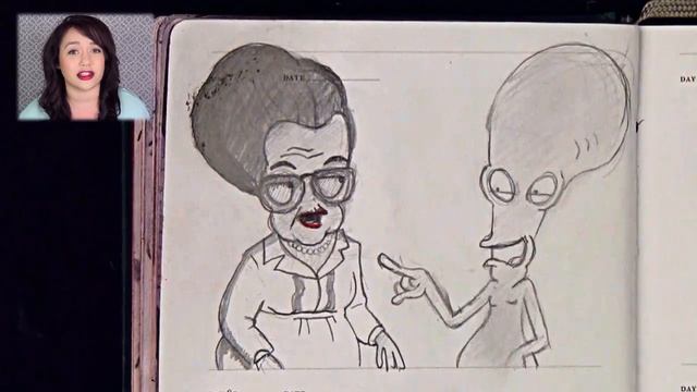 ALIENS ON TV! Sketch A Day 81 - Kat Sketch смотреть онлайн