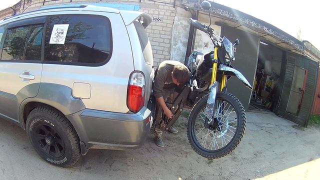 M1NSK Х250 Эндуро.Как мы возим свои мотоциклы. смотреть онлайн