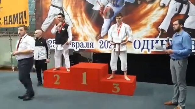 Всероссийское соревнования по всестилевому каратэ награждение 2 место Мурадов Гейдар 22.02.20 смотреть онлайн