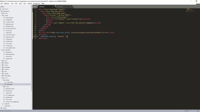 Tutorial Codeigniter 3 Part 6 : Cara Memasang Editor WYSIWYG CKEditor v4 смотреть онлайн