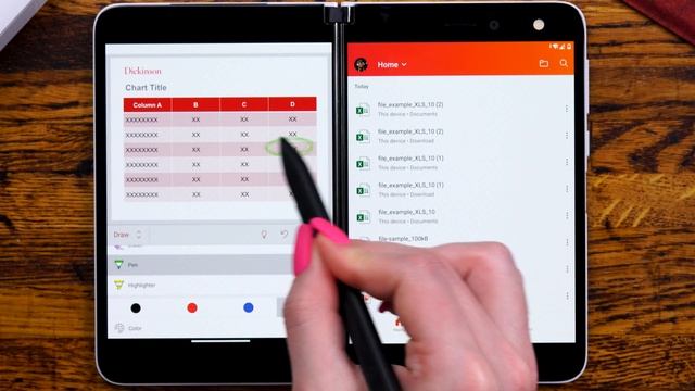 Как использовать Surface Slim Pen на Surface Duo в Microsoft PowerPoint Office 365? смотреть онлайн
