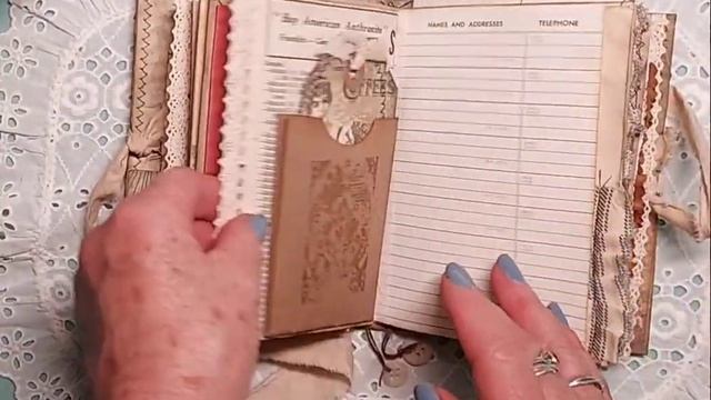 Handmade Grungy Style Junk Journal, Forgotten Diary No. 7, Della's Diary SOLD смотреть онлайн