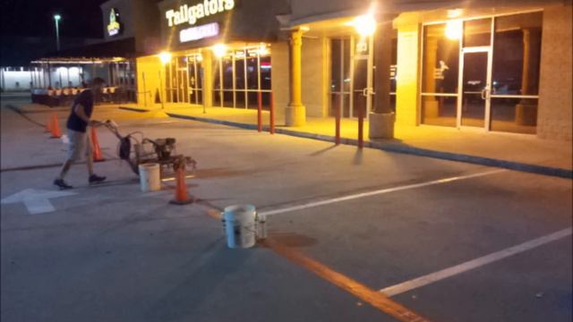 Parking Lot Striping The Woodlands, TX | Magnolia, TX смотреть онлайн