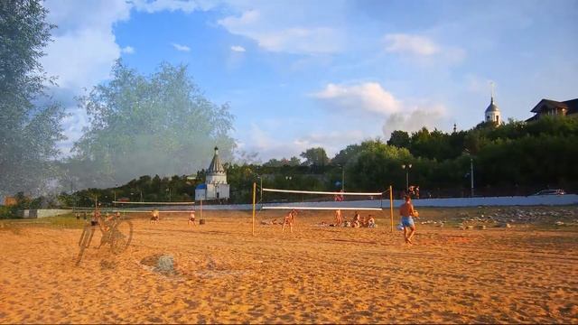 Муром. Ока, набережная, городской пляж - июль 2018 / Murom. Oka, embankment, city beach - July 2018 смотреть онлайн