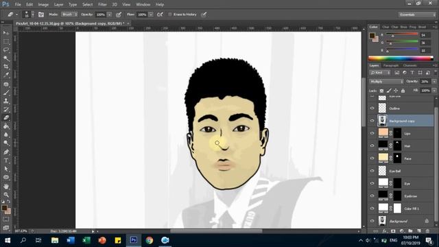 Cartoon Effect / Vector Art / Vexel Art | Photoshop Tutorial смотреть онлайн