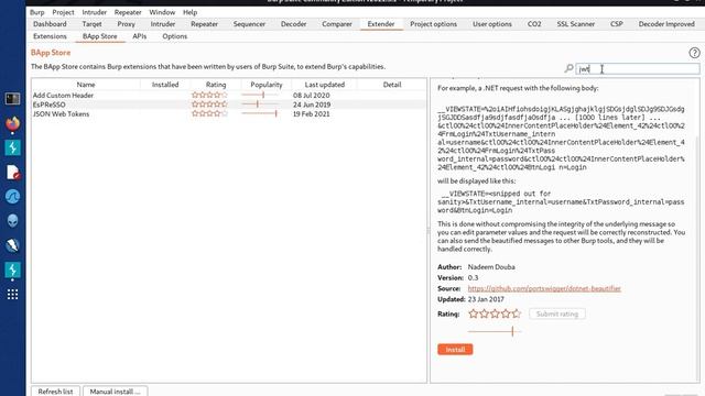 JWT Security: Part 2 - How to View JWT in Burp-Suite смотреть онлайн