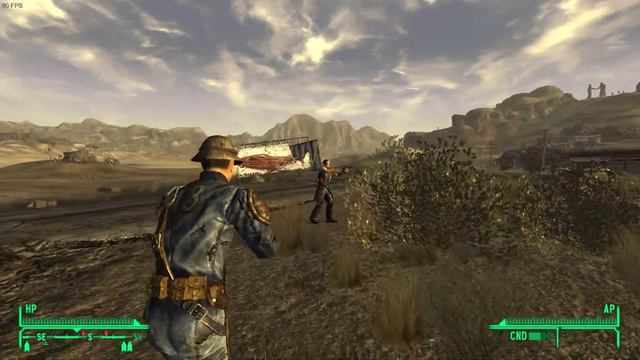 Playing Fallout New Vegas Unarmed be like: смотреть онлайн